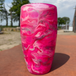 Vaas &#039;Pasa&#039; Epoxy - Fluoriserend Roze