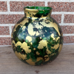 Bolvaas &#039;Hooper&#039; Epoxy Donkergroen met goud 